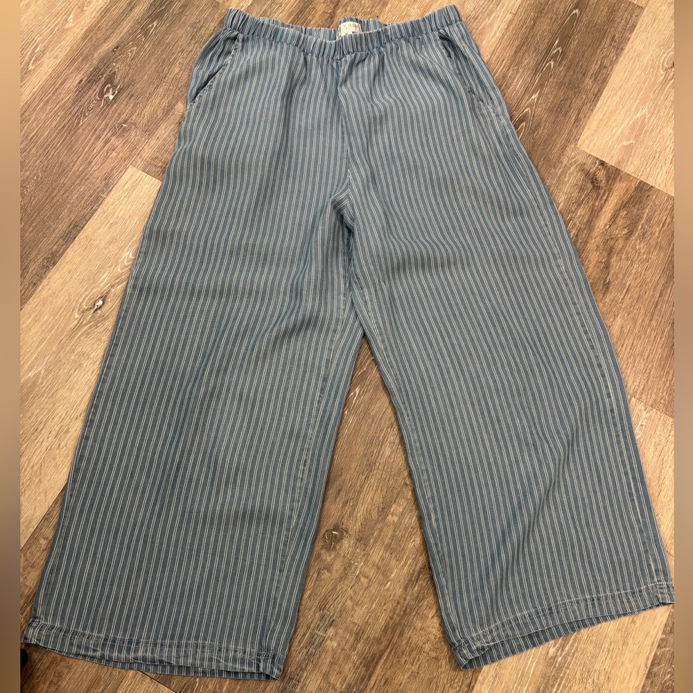 Studio Blue Striped Pants